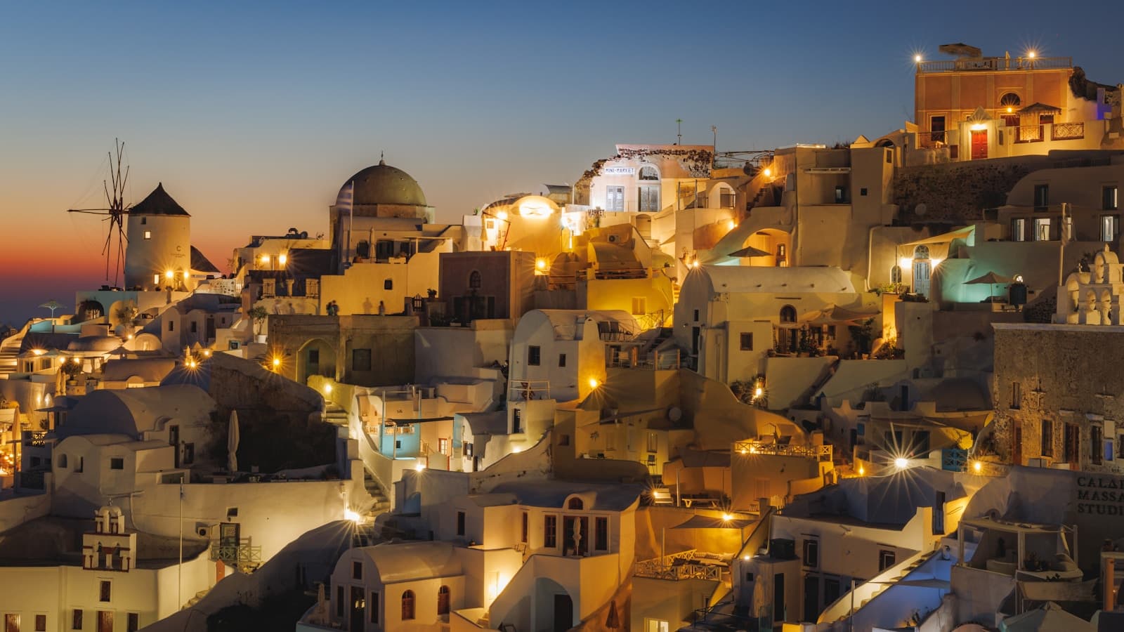 Santorini cityscape